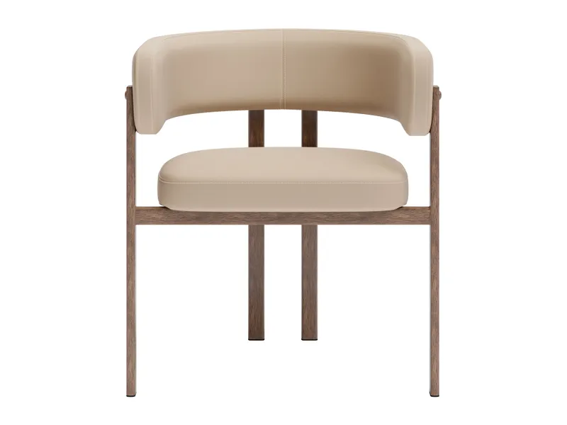 Ruge Dining Chair Beige 4