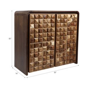 GARRETTFIELD BROWN CABINET 32 (IN) 9