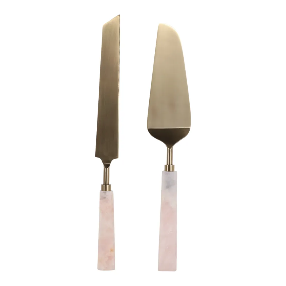 ISLEVIEW SET OF 2 GOLD SERVEWARE 1 (IN)