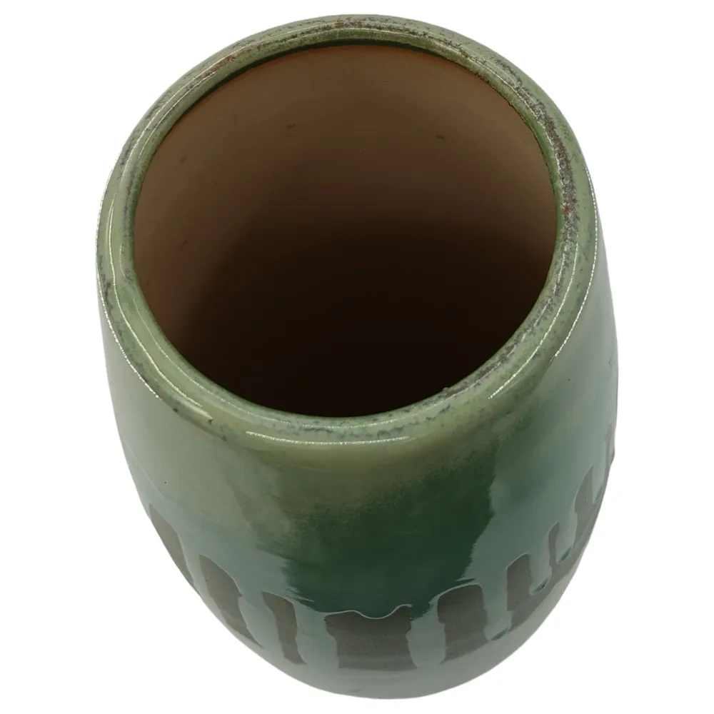 ANSELOAK GREEN VASE 18 (IN)