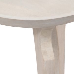 DENVERWELL SET OF 2 WHITE TABLE 22 (IN) 5