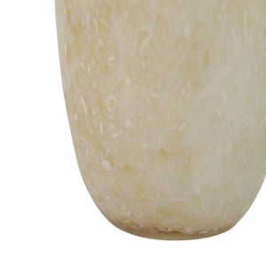 GORTONMOOR IVORY GLASS VASE 12 (IN) 6