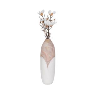 DRAKELEY TAN GLASS VASE 24 (IN) 3