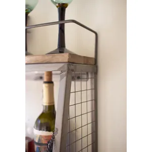 Wall Bar with Fold Down Shelf 3