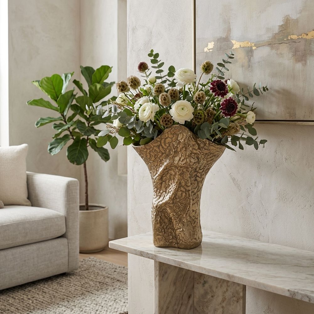 DALTONHAM GOLD VASE 18 (IN)