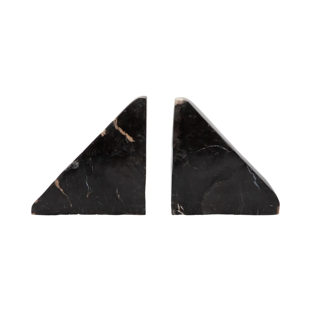 CHILTONVIEW SET OF 2 BLACK BOOKENDS 6 (IN)