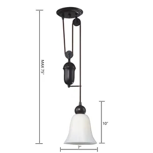 Farmhouse 7'' Wide 1-Light Mini Pendant - Oiled Bronze 2