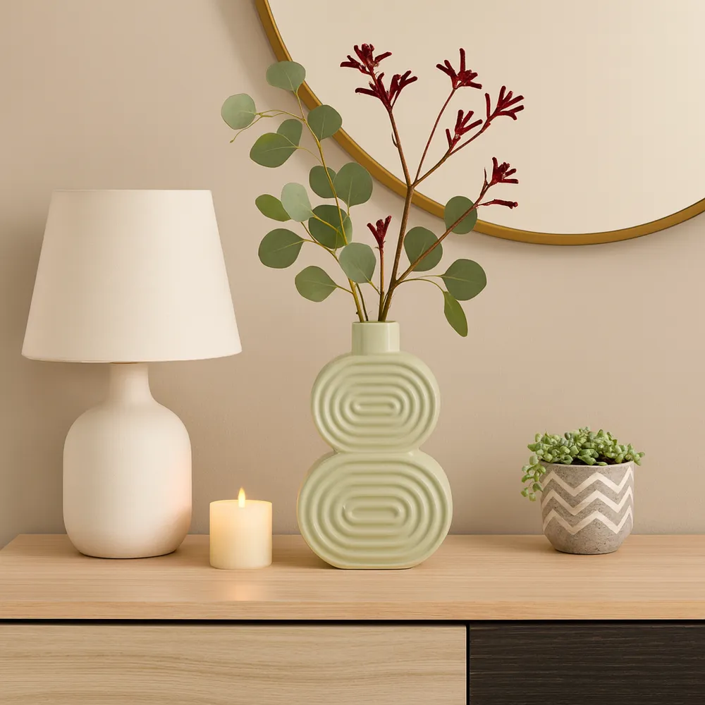 LEONAGATE GREEN VASE 10 (IN)