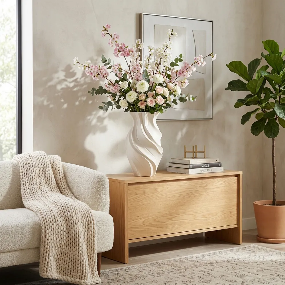 DORIANWIND IVORY VASE 20 (IN)