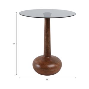 BAKERFIELD BROWN TABLE 21 (IN) 9