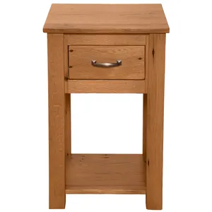 Heritage Oak One Drawer Nightstand 4