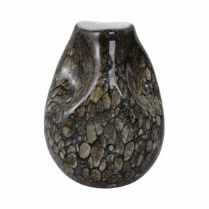 COLEGATE BROWN GLASS VASE 10 (IN) 4