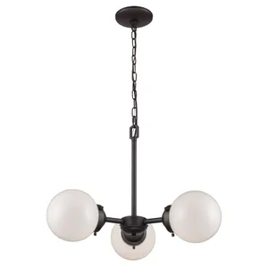 Beckett 22'' Wide 3-Light Chandelier - Oil Rubbed Bronze 1