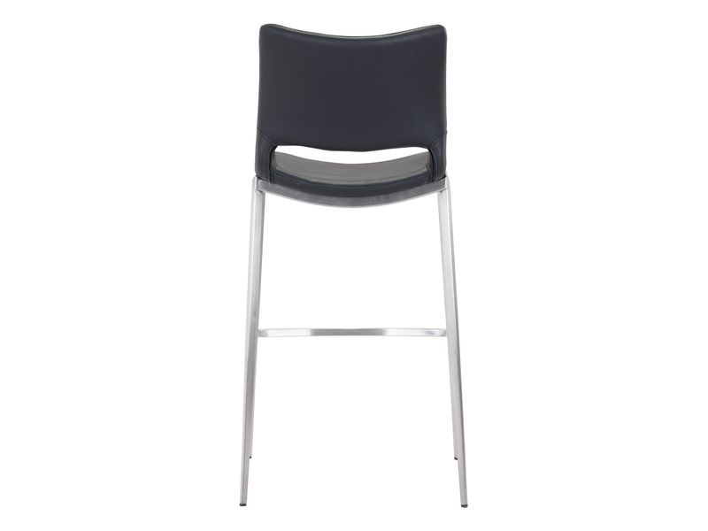 Ace Barstool Black & Silver 5