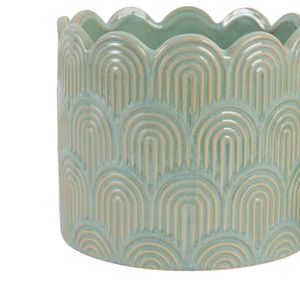 MORGANWIND SET OF 2 GREEN PLANTER 7 (IN) 5