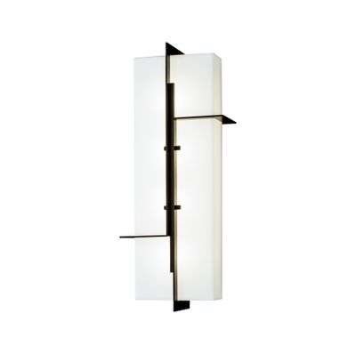 Matrix 18″ High Integrated LED Outdoor Sconce - Matte Black