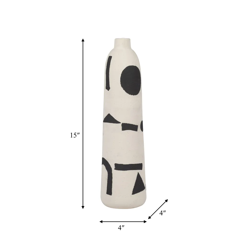 ALICEBEACH IVORY VASE 15 (IN)