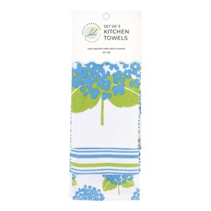 Hydrangea Cotton Kitchen Towel (Set Of 3) 7