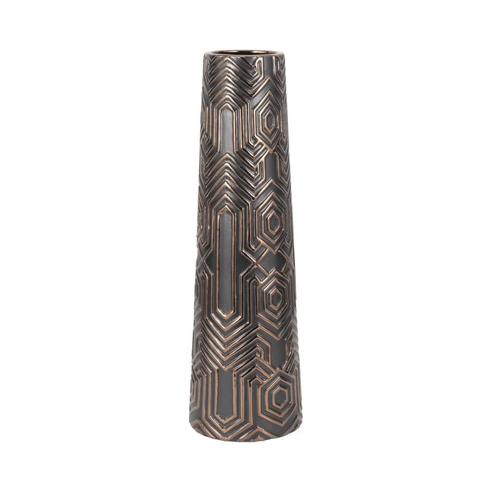 MORGANBROOK BLACK VASE 26 (IN)