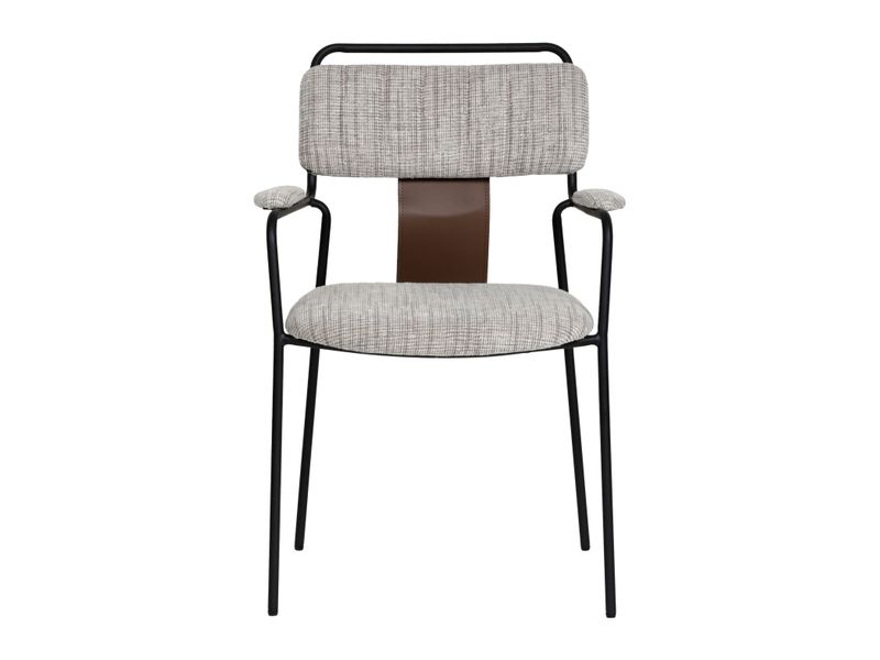 Couva Dining Chair Gray Tweed 4