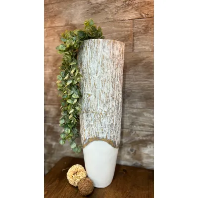 Aspen Bark Jar 24in