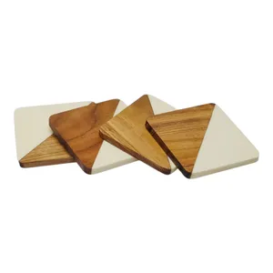 HARLEYSTONE SET OF 4 BROWN BAR ACCESSORIES 2 (IN) 3