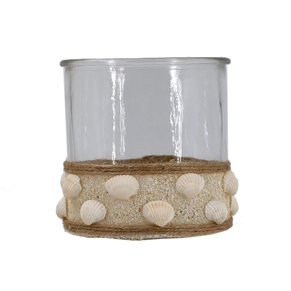 4-3/4" WRAPPED SHELLVASE