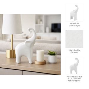 CHAPINROSE WHITE DECOR 11 (IN) 7