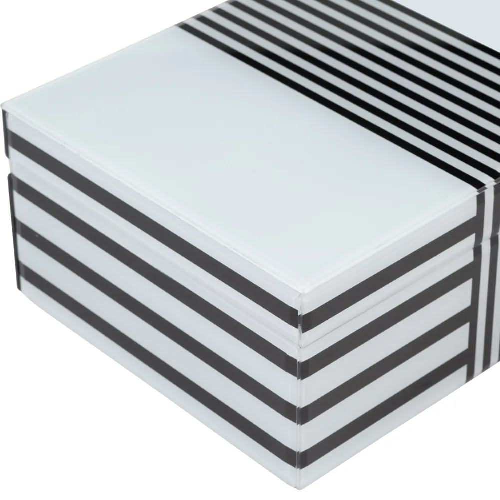 CAMDENVALE SET OF 2 BLACK BOXES 4 (IN)