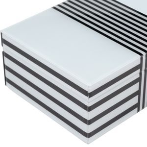 CAMDENVALE SET OF 2 BLACK BOXES 4 (IN) 7