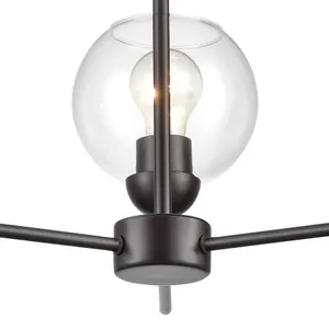 Boman 23'' Wide 3-Light Chandelier - Oil Rubbed Bronze 5