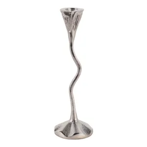 VERNONPORT SILVER CANDLE HOLDER 9 (IN) 4