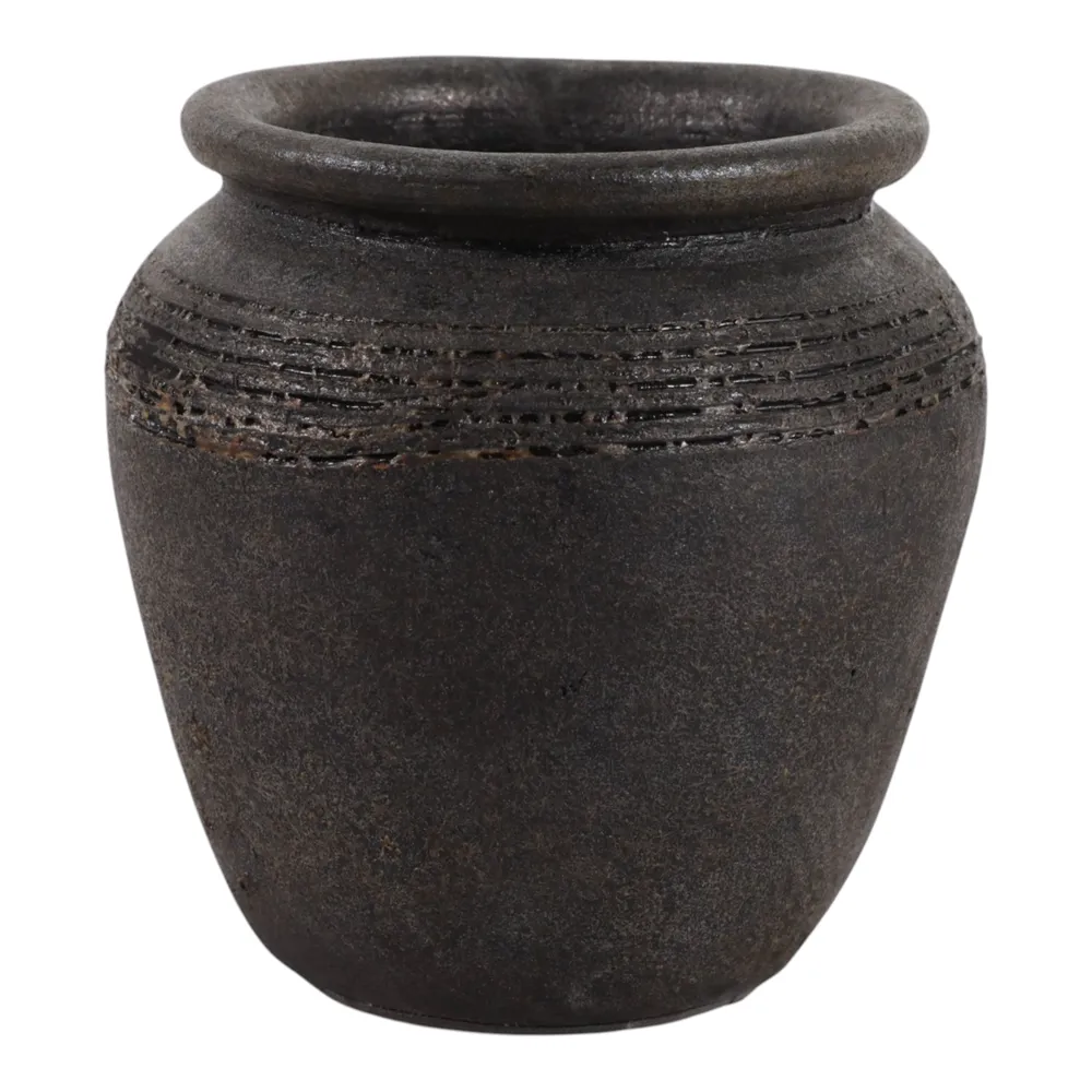 GRIFFINLAND BLACK VASE 6 (IN)