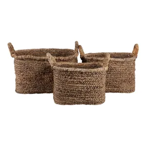 REXMORE SET OF 3 BROWN BASKETS 16 (IN) 5