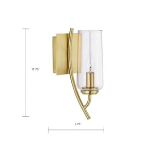 Tulip 11.75'' High 1-Light Sconce - Satin Brass 2