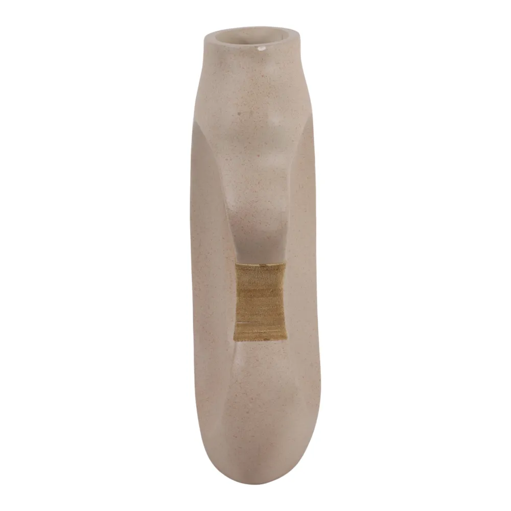 FINTONMOOR TAN VASE 16 (IN)