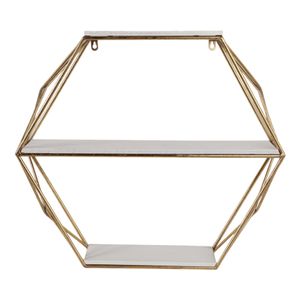 INGRIDHAVEN GOLD WALL SHELF 21 (IN) 1