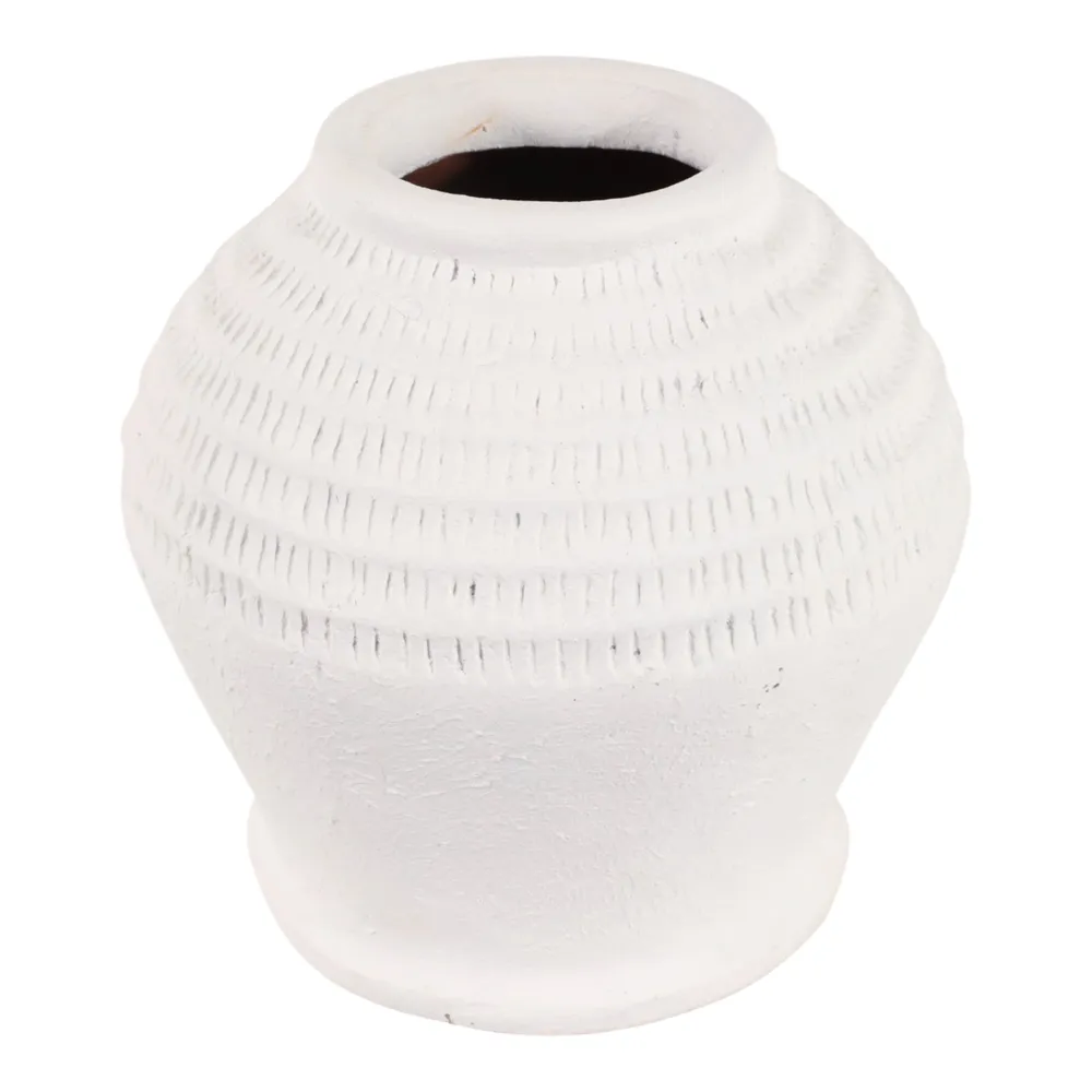 ROWANWORTH WHITE VASE 11 (IN)