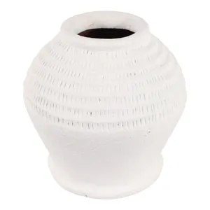 ROWANWORTH WHITE VASE 11 (IN) 7