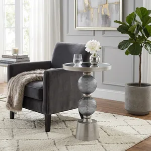 BROCKWAY GRAY TABLE 22 (IN) 9