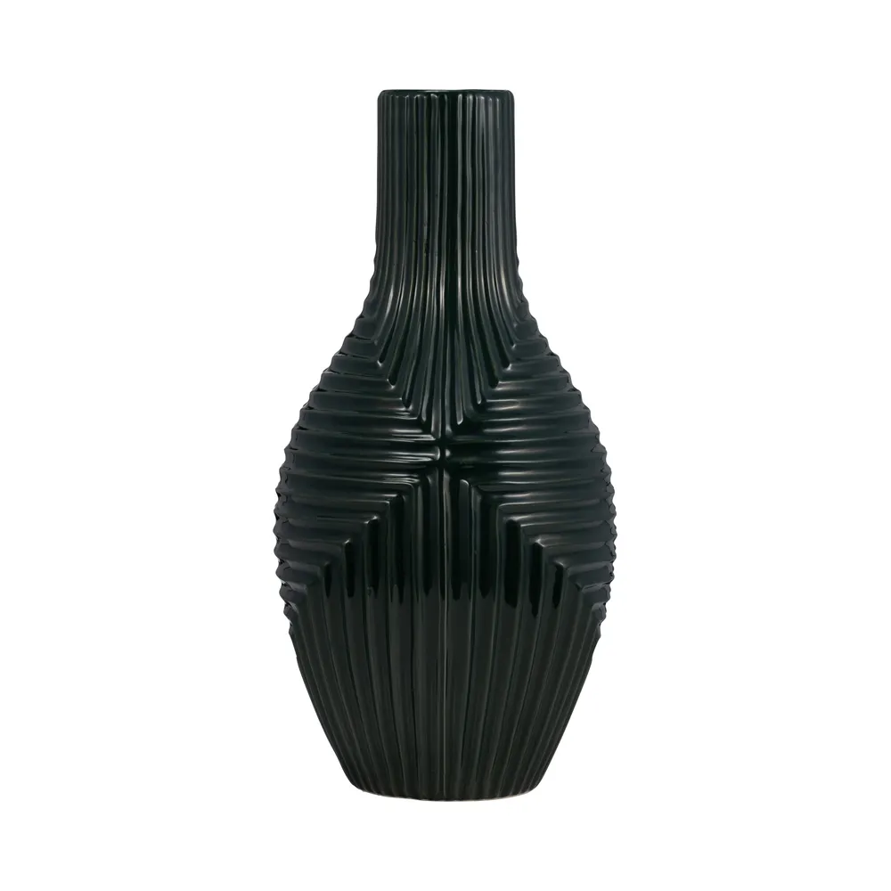 ROBINFIELD GREEN VASE 16 (IN)