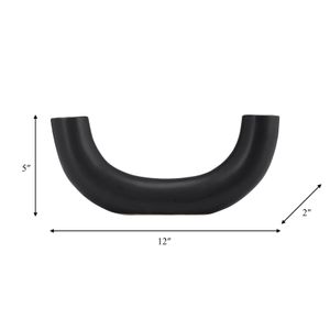 ATLASVALE BLACK VASE 5 (IN) 9