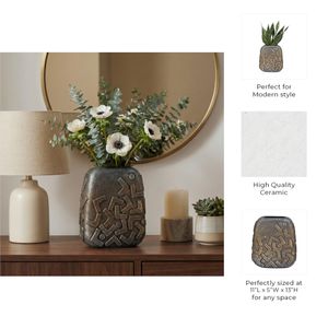 EVERTONWIND BRONZE VASE 13 (IN) 10