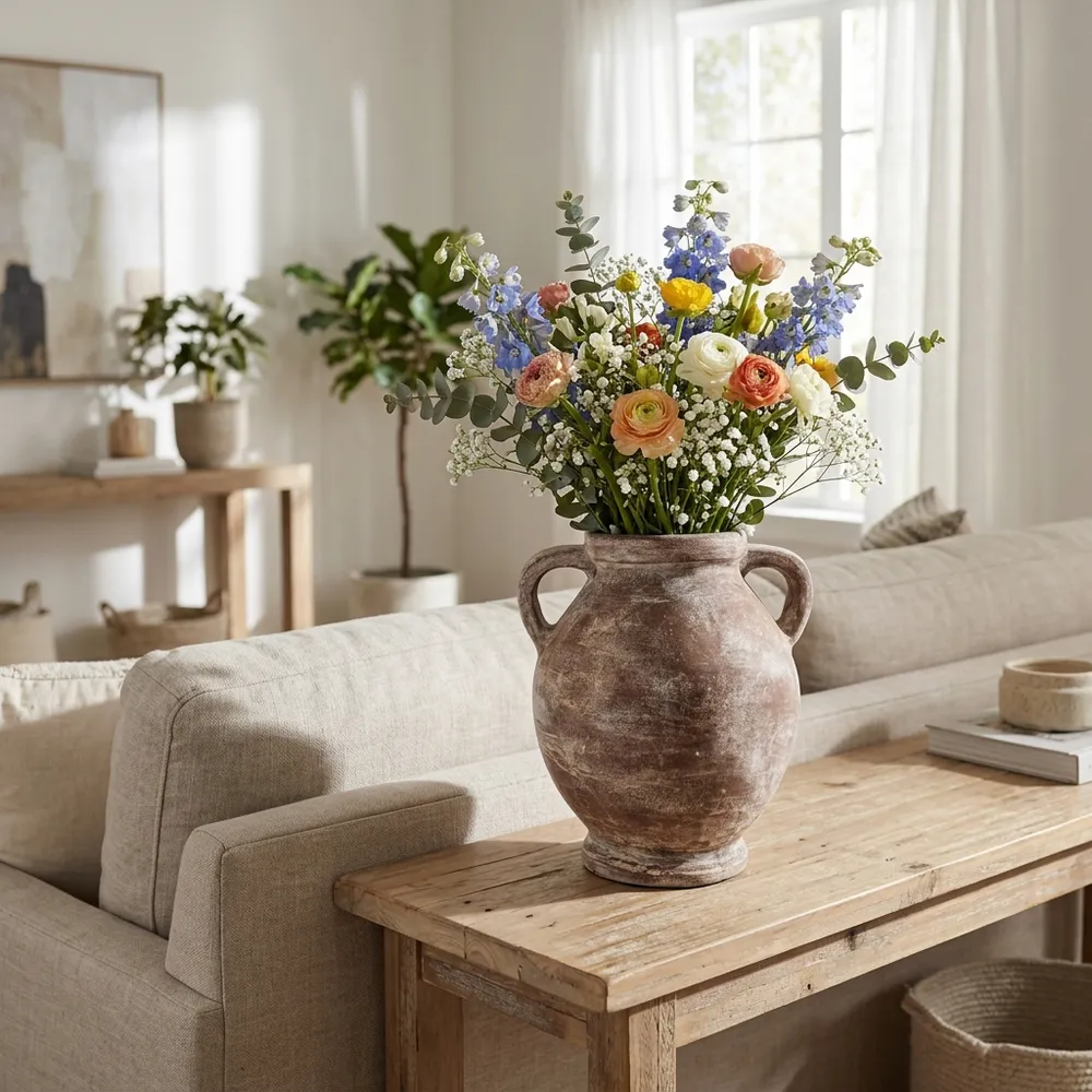 CHILTONLAND GREEN VASE 11 (IN)