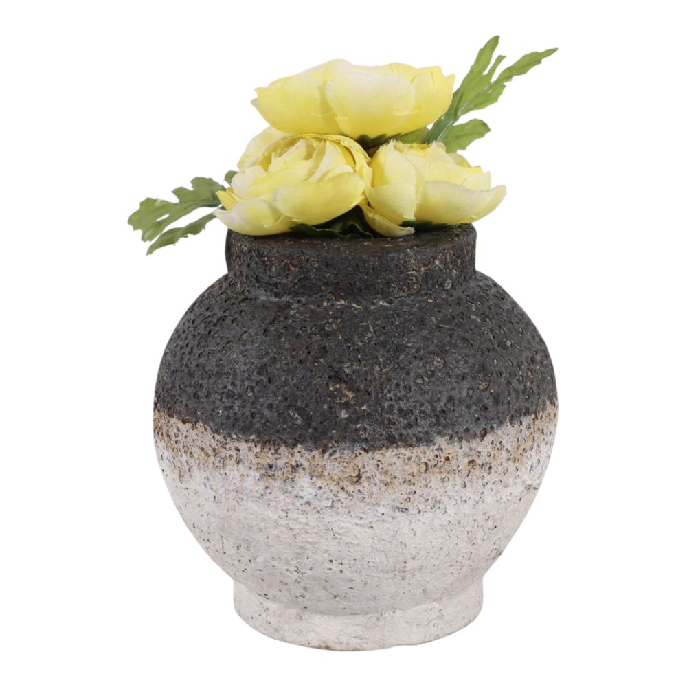 GLENPORT BLACK VASE 6 (IN)