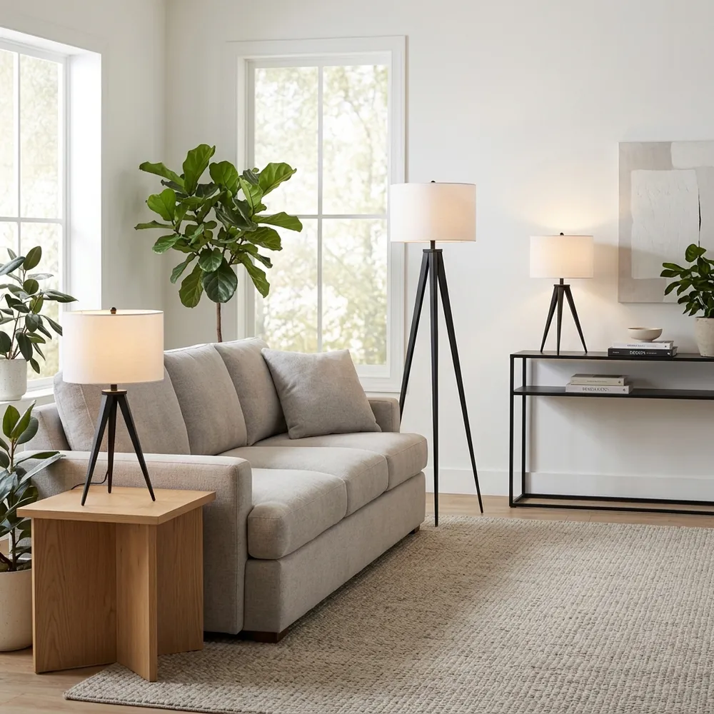 DASHPARK SET OF 3 BLACK LAMPS 60 (IN)