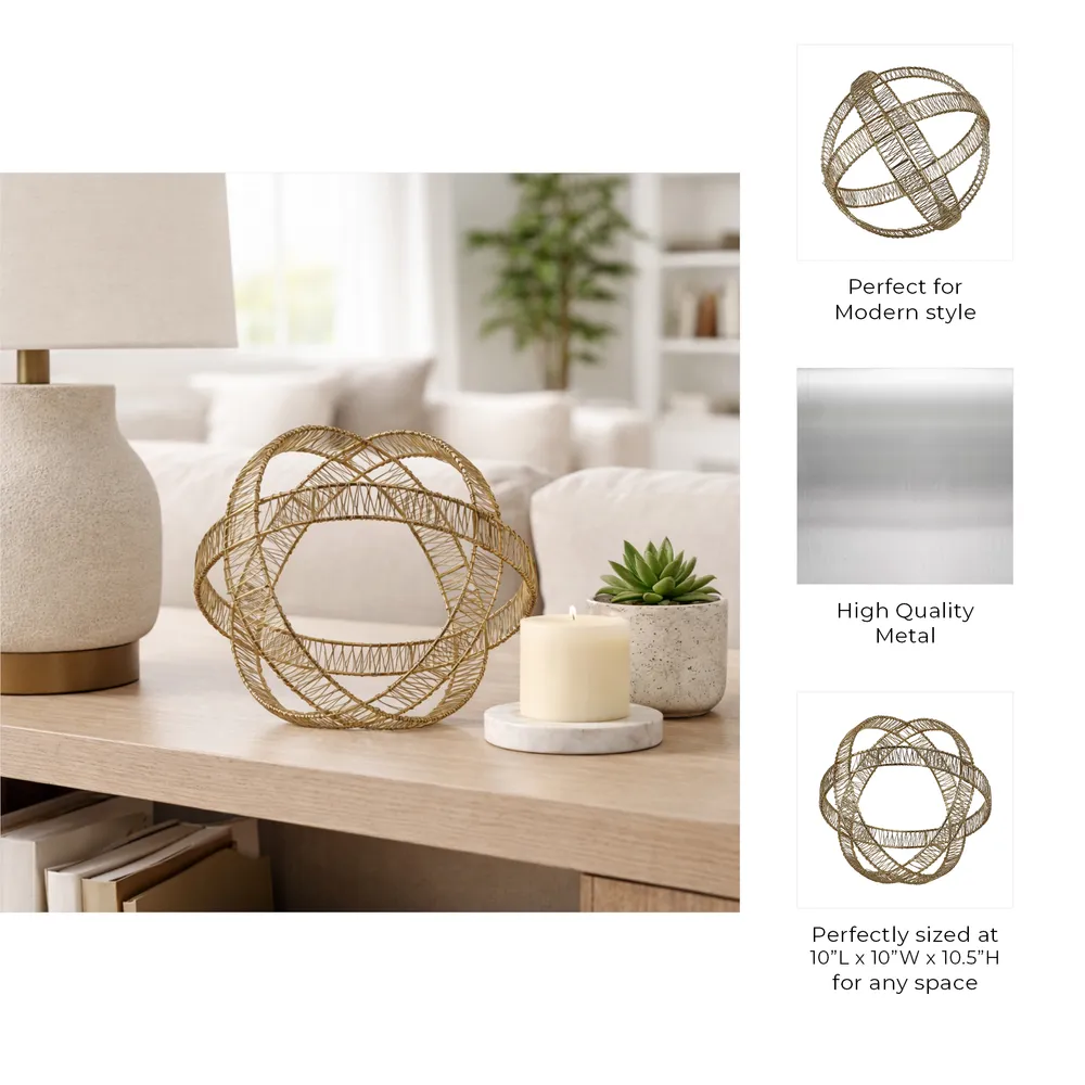 DRAYTONWOOD GOLD ORB 11 (IN)