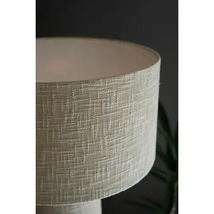 Boucle Fabric Table Lamp with Shade 2