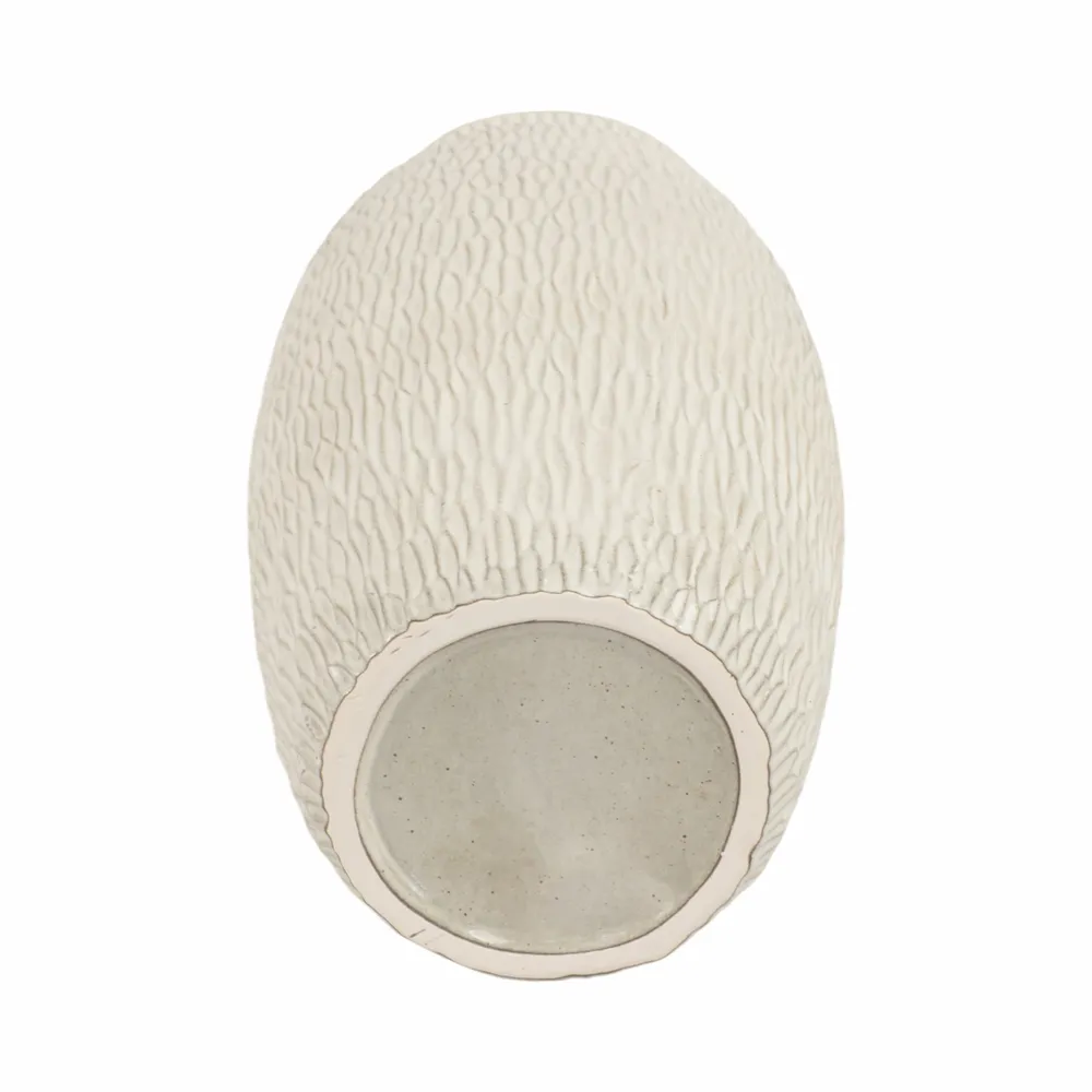 BENNETSIDE WHITE VASE 15 (IN)