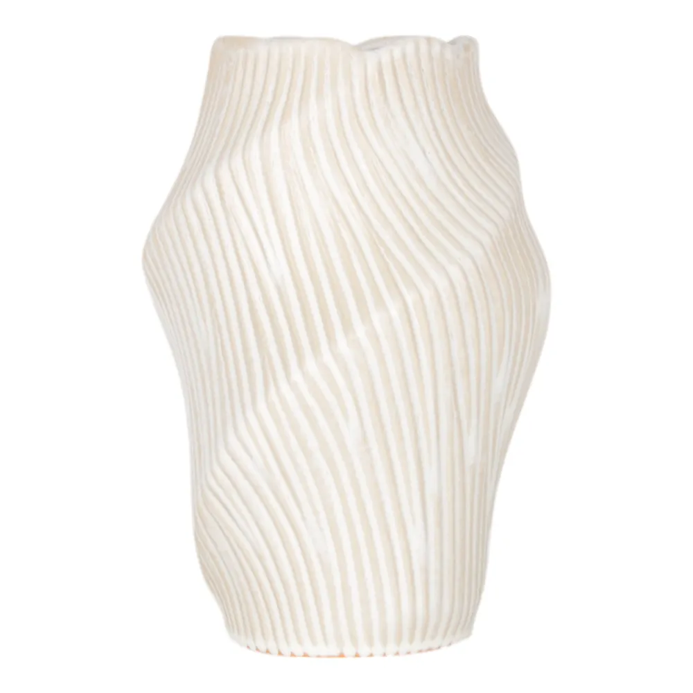 DORSEYSTONE CREAM VASE 14 (IN)